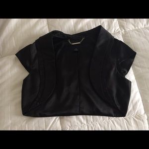 WHMB Cap-sleeved bolero jacket